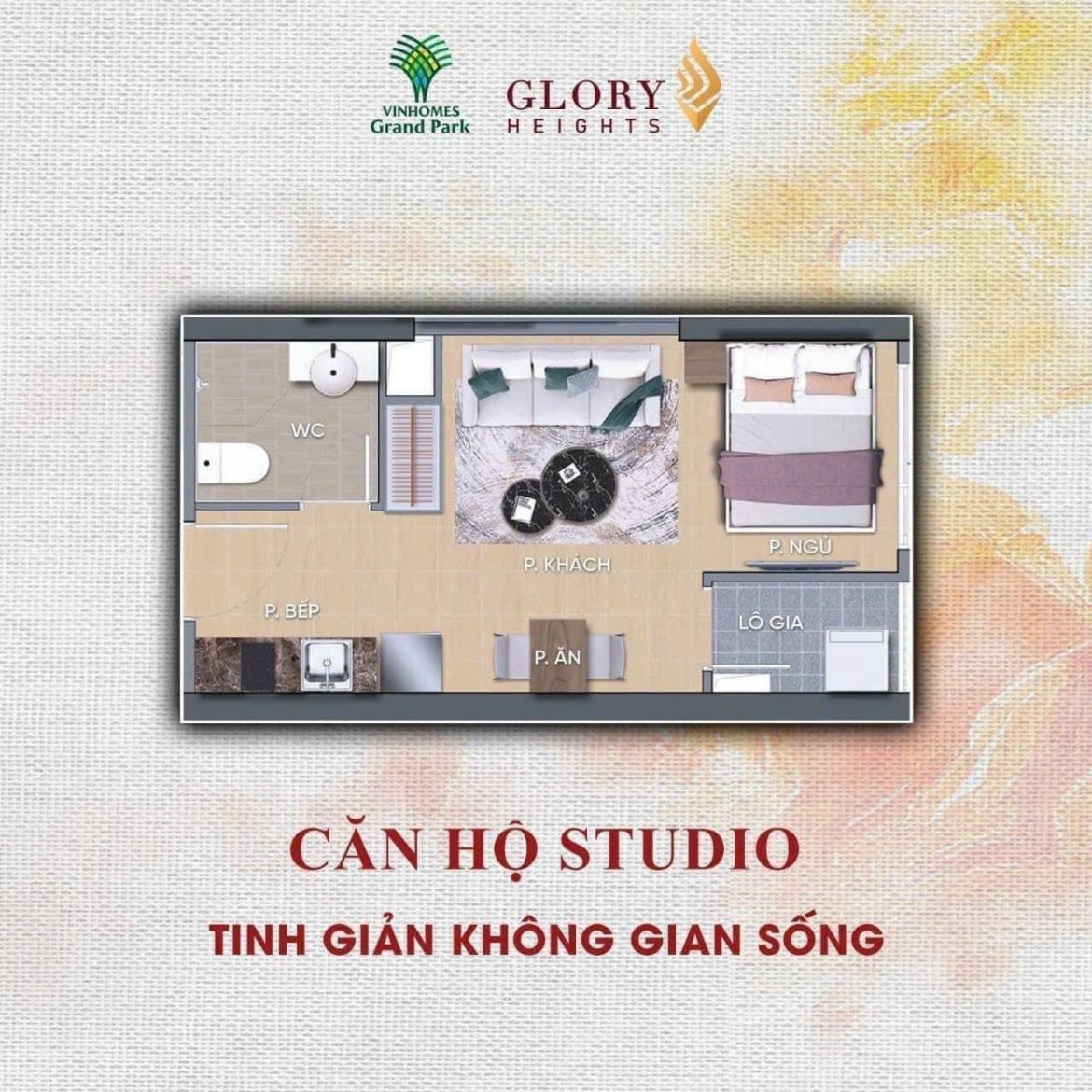 CĂN HỘ  STUDIO