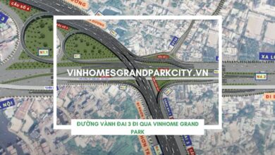 đường vành đai 3 đi qua vinhome grand park