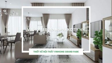 thiết kế nội thất vinhome grand park