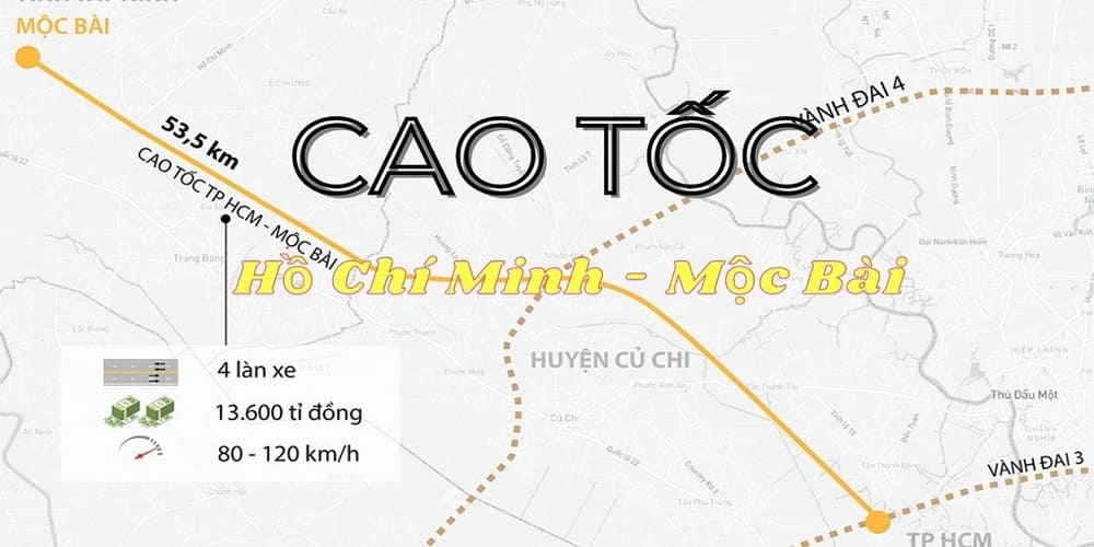 Cao tốc TPHCM - Mộc Bài đang trong quá trình triển khai