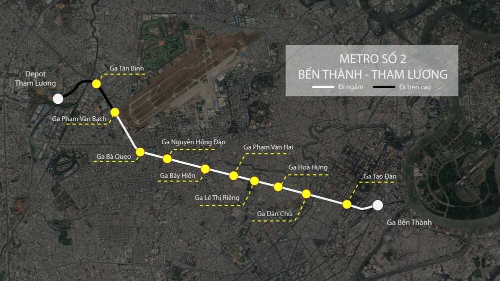 Metro số 2 mang đến phương tiện di chuyển xanh mới cho cư dân