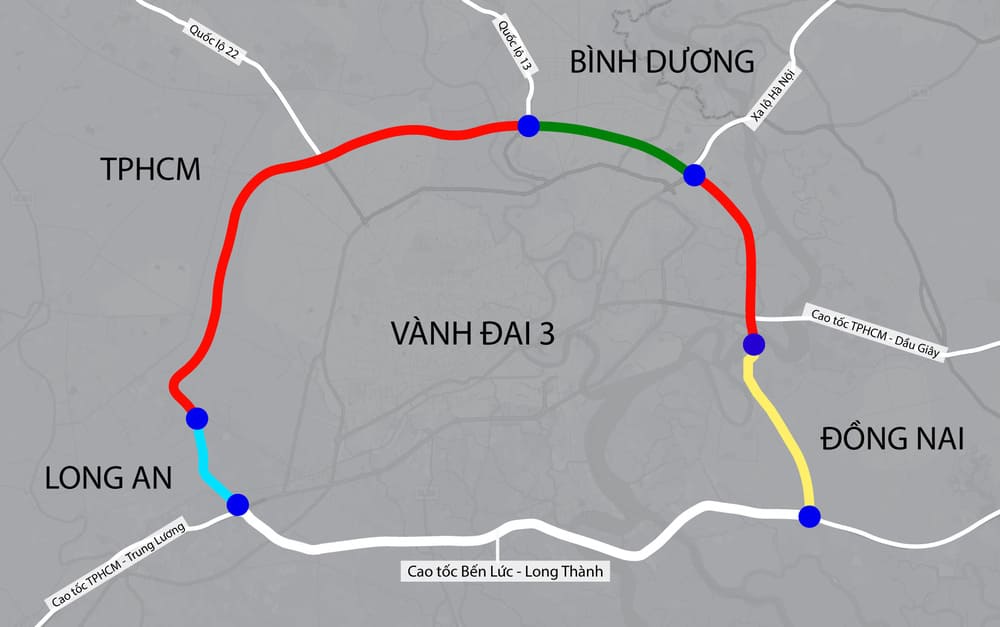 Vành đai 3 kế cạnh Vinhomes Saigon Park thuận lợi giao thương