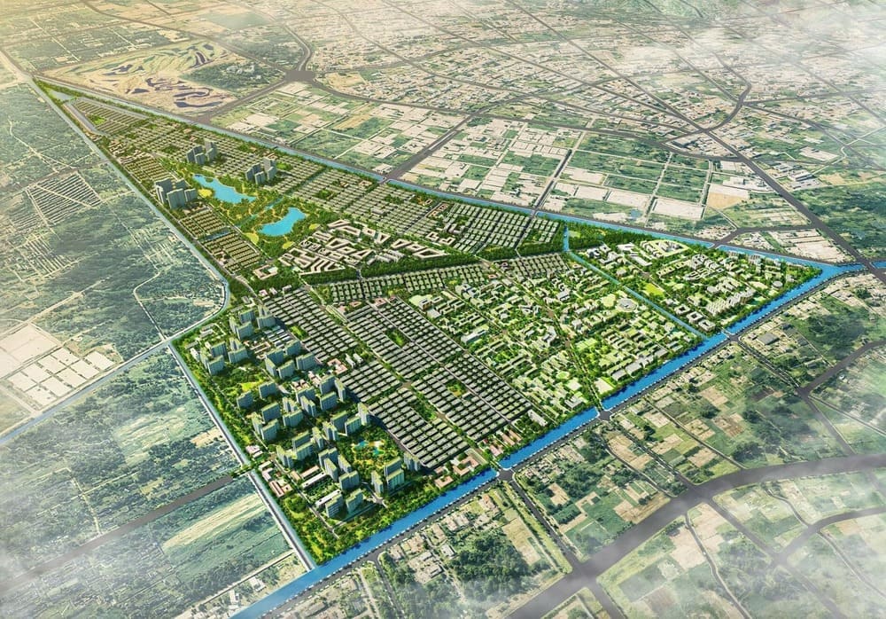 Bao quanh dự án là các kênh tự nhiên rất mát lành
