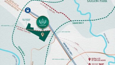 Vị trí Vinhomes Saigon Park trên bản đồ khu Tây Bắc